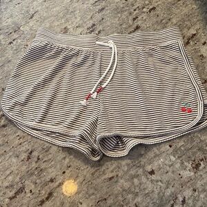 P.J. Salvage Black and White Striped shorts